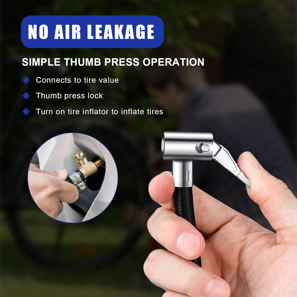 Lock On Air Chuck with Standard Tire Valve Thread N471410