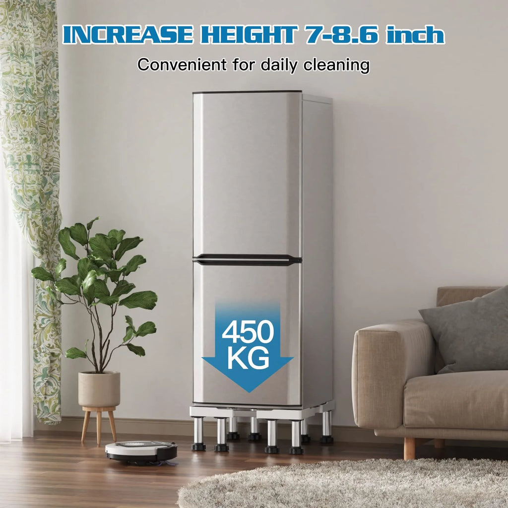 Mini Fridge Stand with 8 Adjustable Feet E268