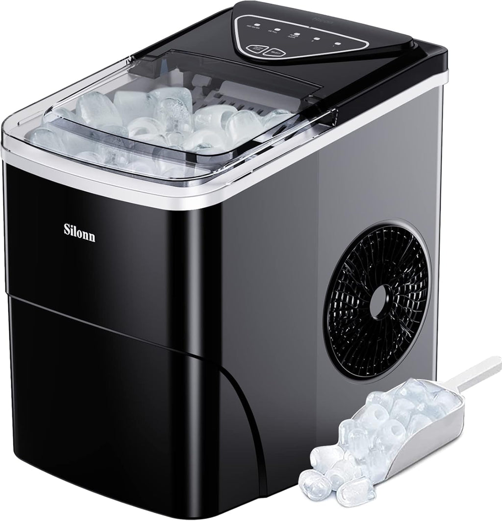 Ice Maker Countertop and Water Filter Pitcher with Filter Change Indicator and 1 Elite Filter E16004