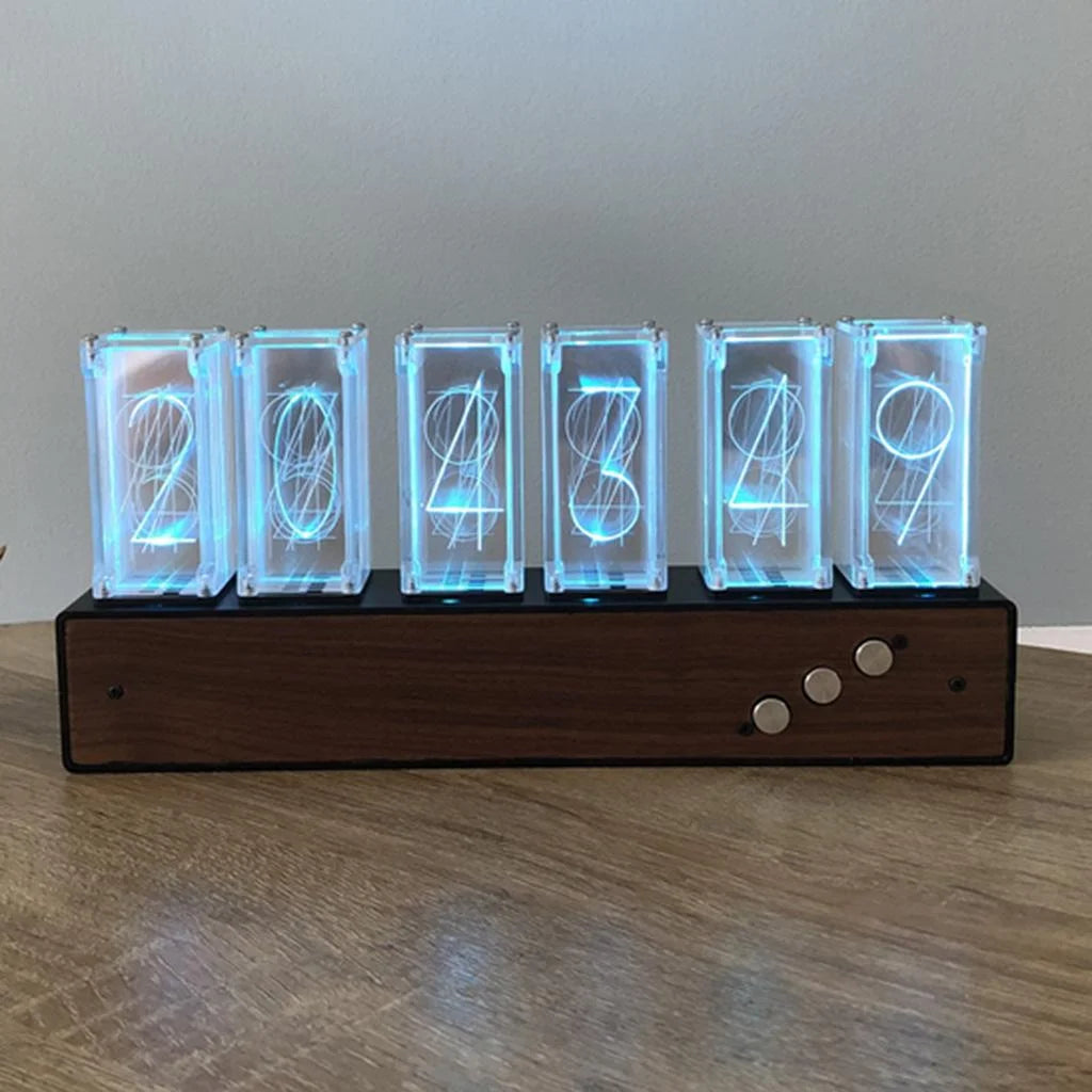 LED Nixie Clock Digital Tube Clock Q609
