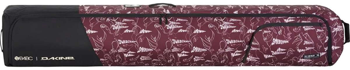 Black Coated Ski Roller Bag O177058