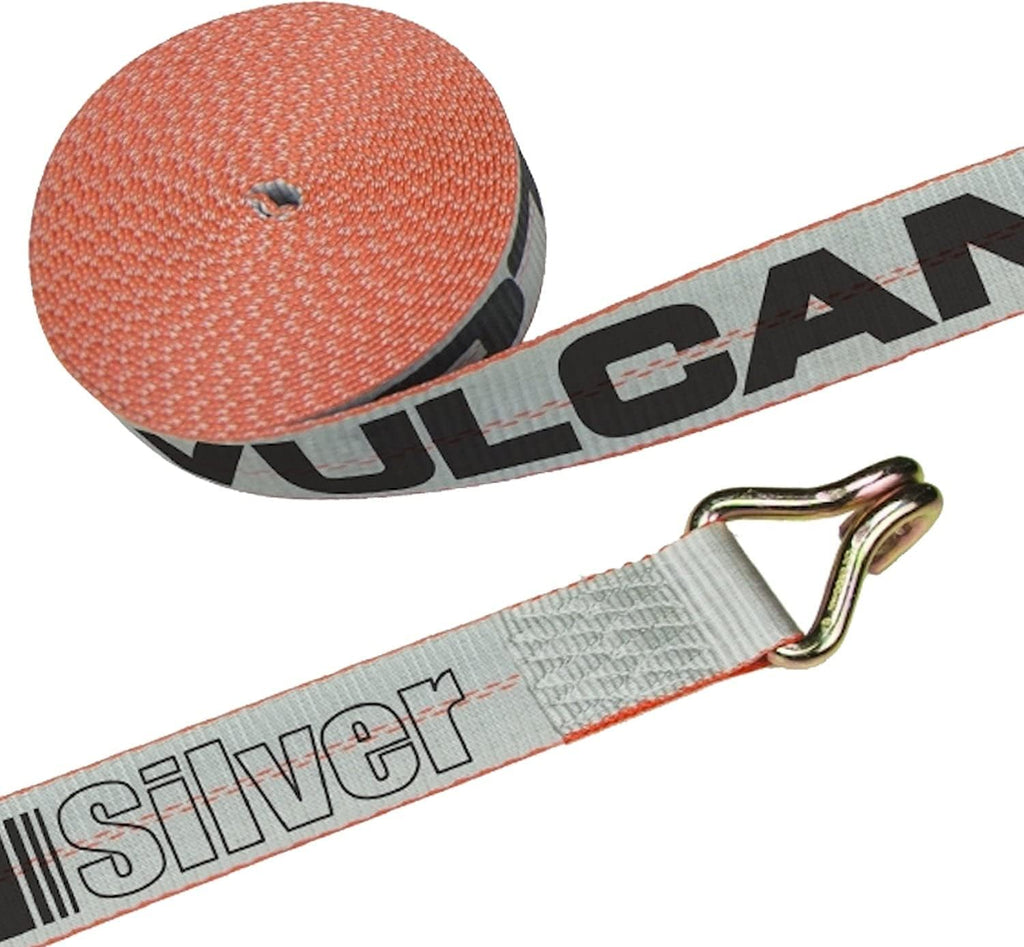 2 Inch x 30 Foot Winch Strap with Wire Hook, 4 Pack Y7093