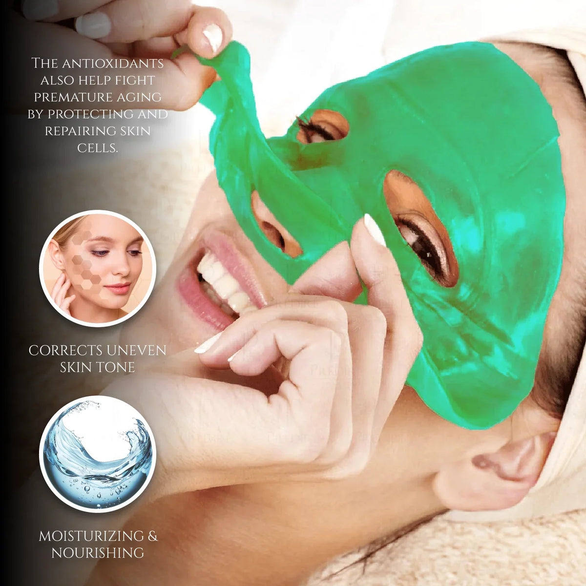 Green Tea Moisturizing Facial Mask V8827