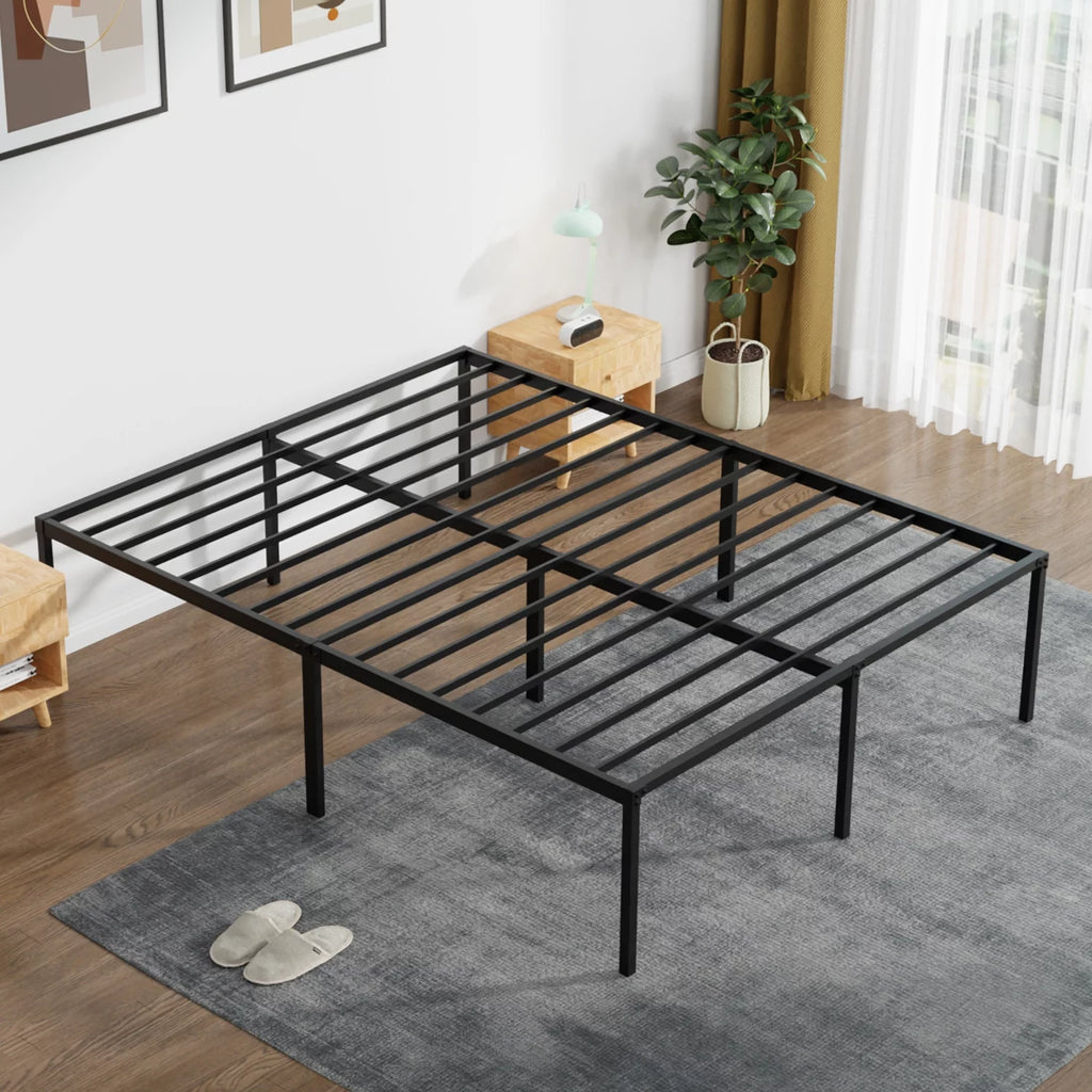 King Size 18 Inch Metal Platform Bed Frame W10991