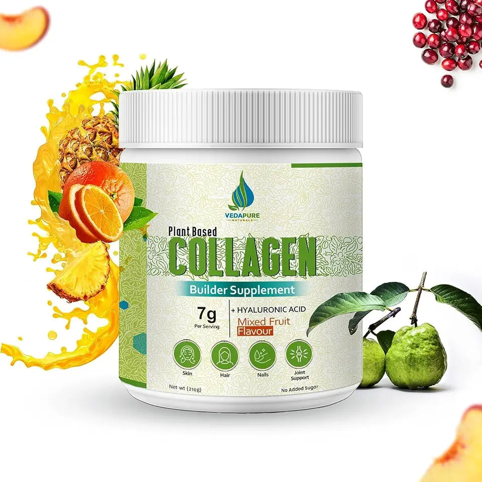 Plant Based Collagen Powder Builder Supplement Mixed Fruit 210gm R961631