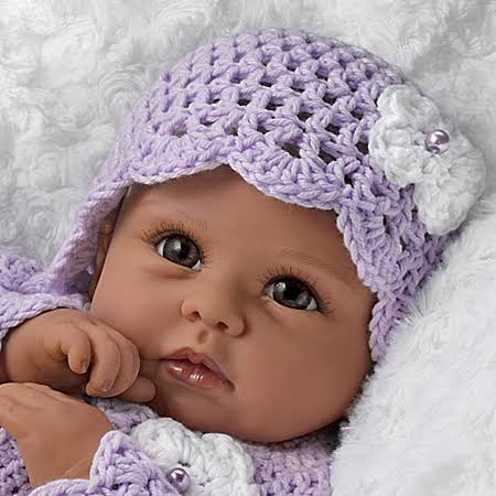 Lifelike African-American Baby Girl Doll M651271