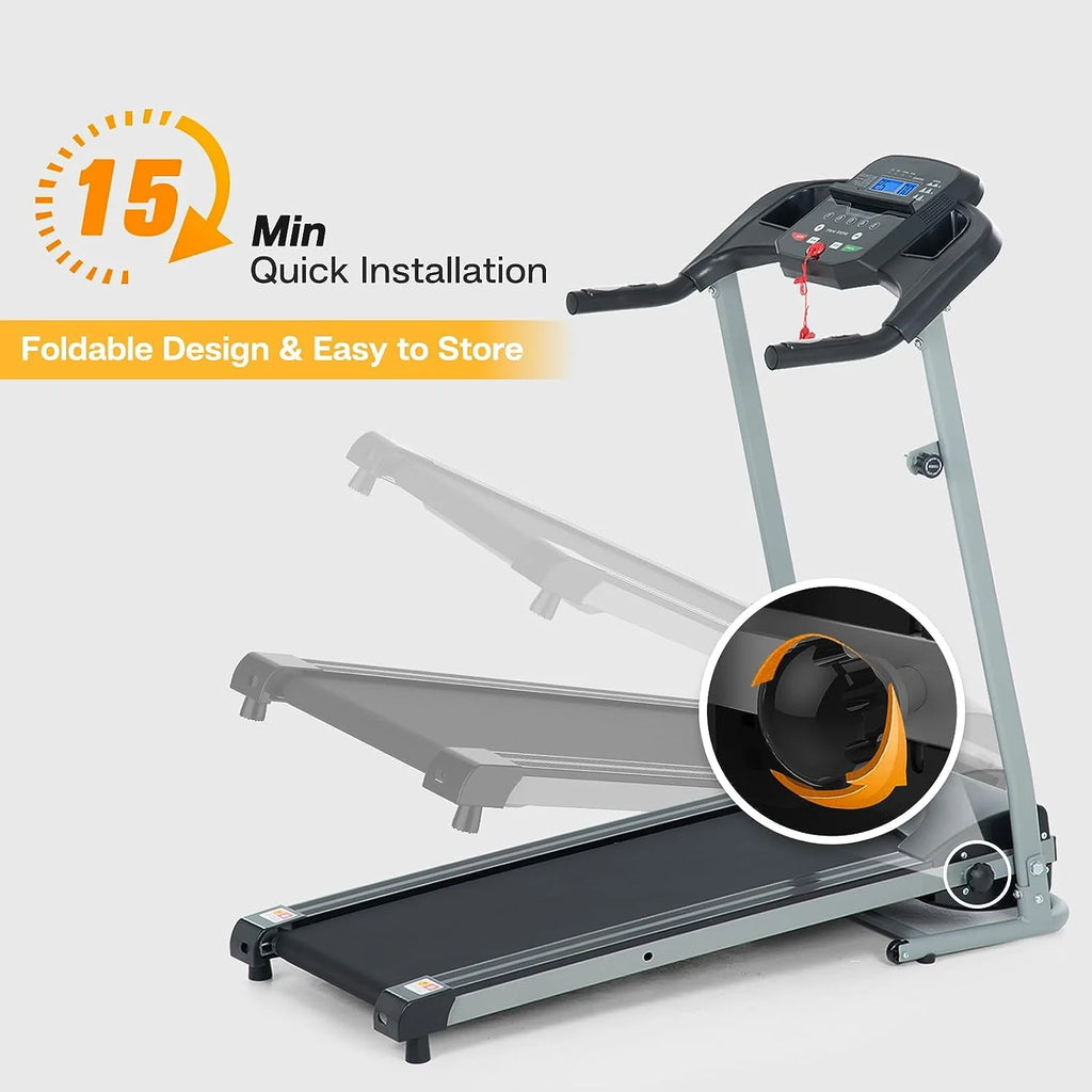 Folding Incline Treadmill with Device Holder N21214