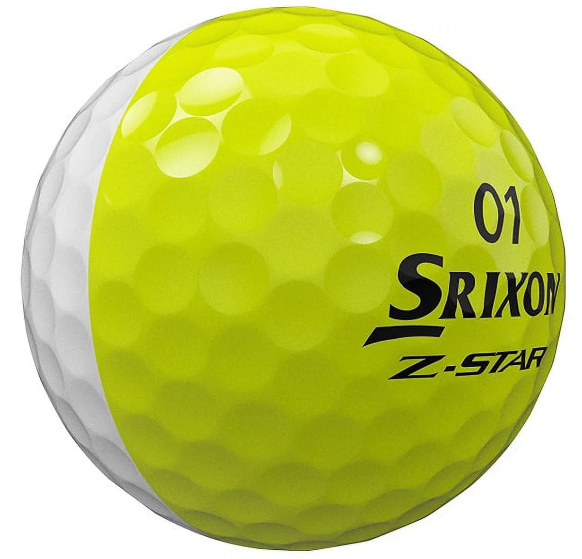 Golf Ball White-Yellow Dozen L360474
