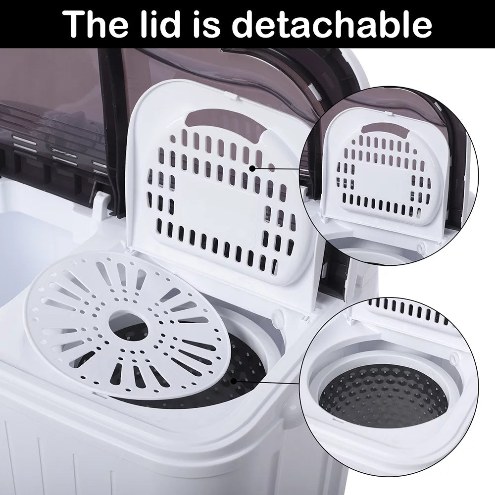 Portable Compact Semi-automatic Washing Machine N8899