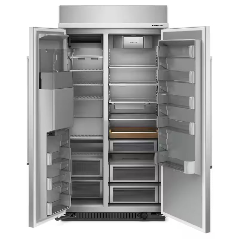 Built-In Side by Side Refrigerator in Stainless Steel E41056