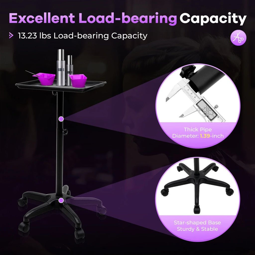 Rolling Salon Trolley Cart with Storage Tray D54790