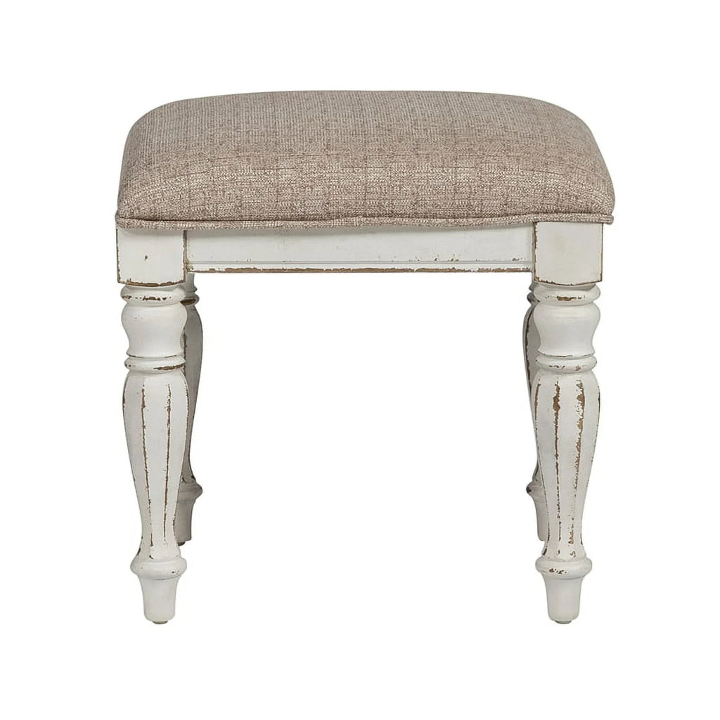 White Vanity Stool Z478151