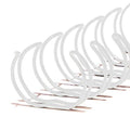 Twin Loop Wire Binding Spines, 1/2 inch Diameter, 11 inch Length, White, 100 per Box F68688