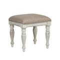 White Vanity Stool Z478151