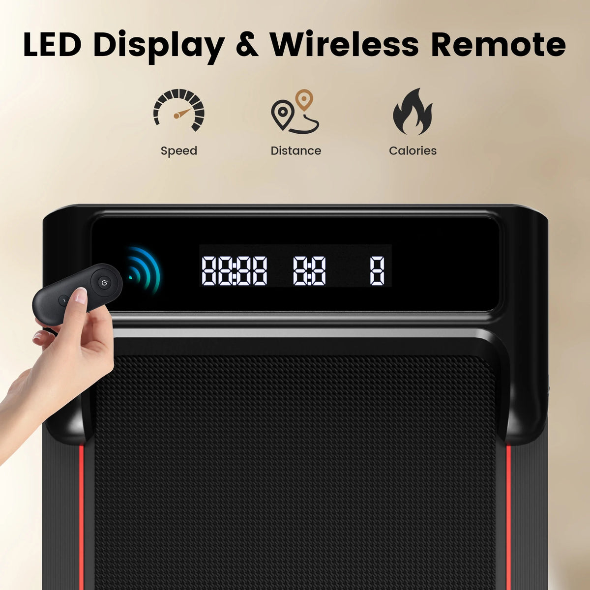 2.5HP Portable Electric Walking Pad Treadmill J19135