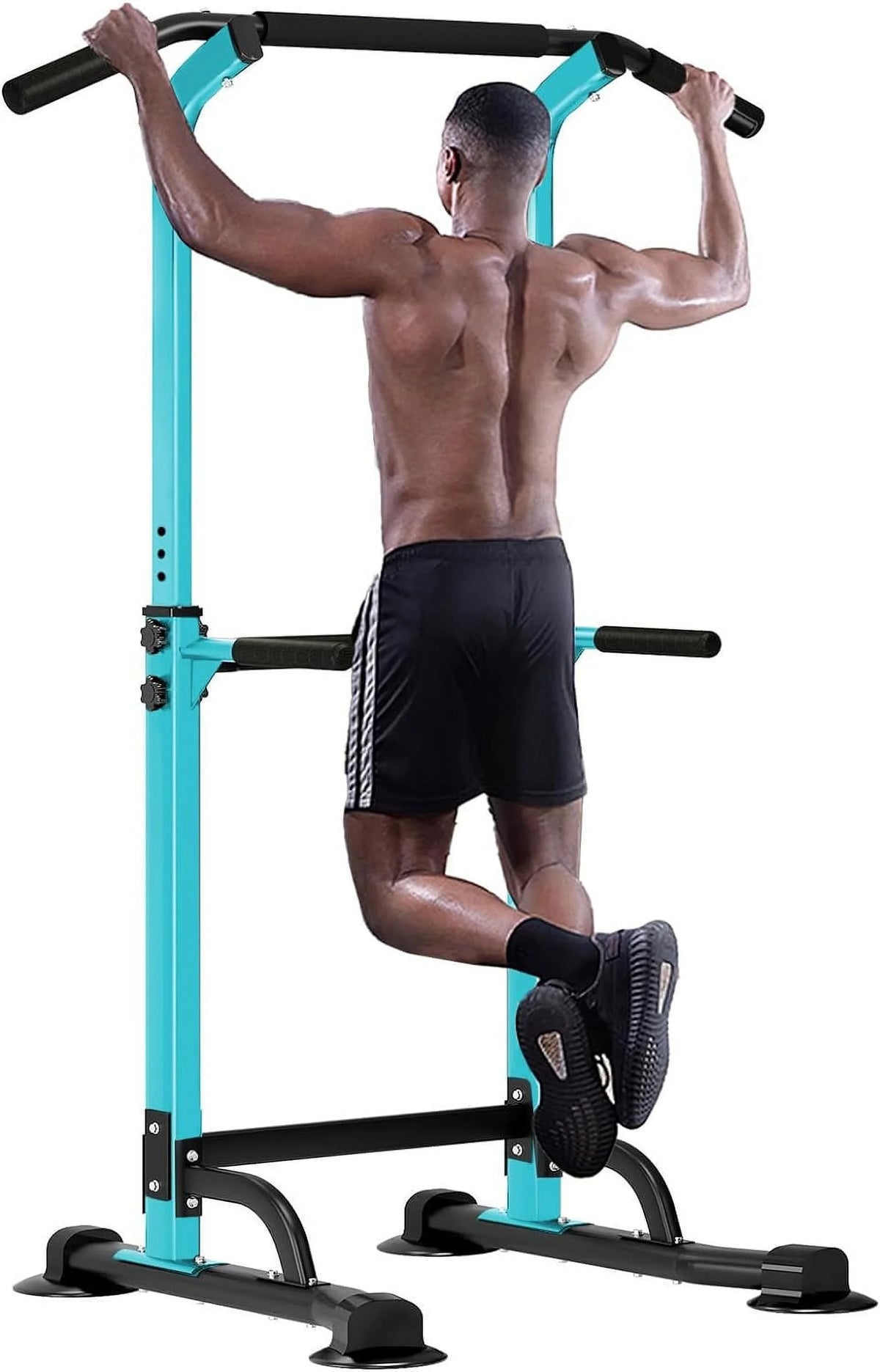 Height Adjustable Power Tower Pull up Bar T721958