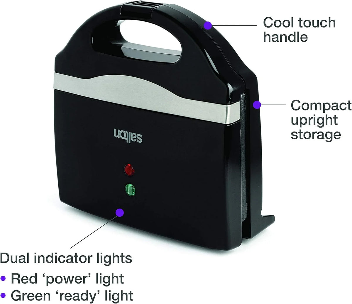 Black Sandwich Maker M949331