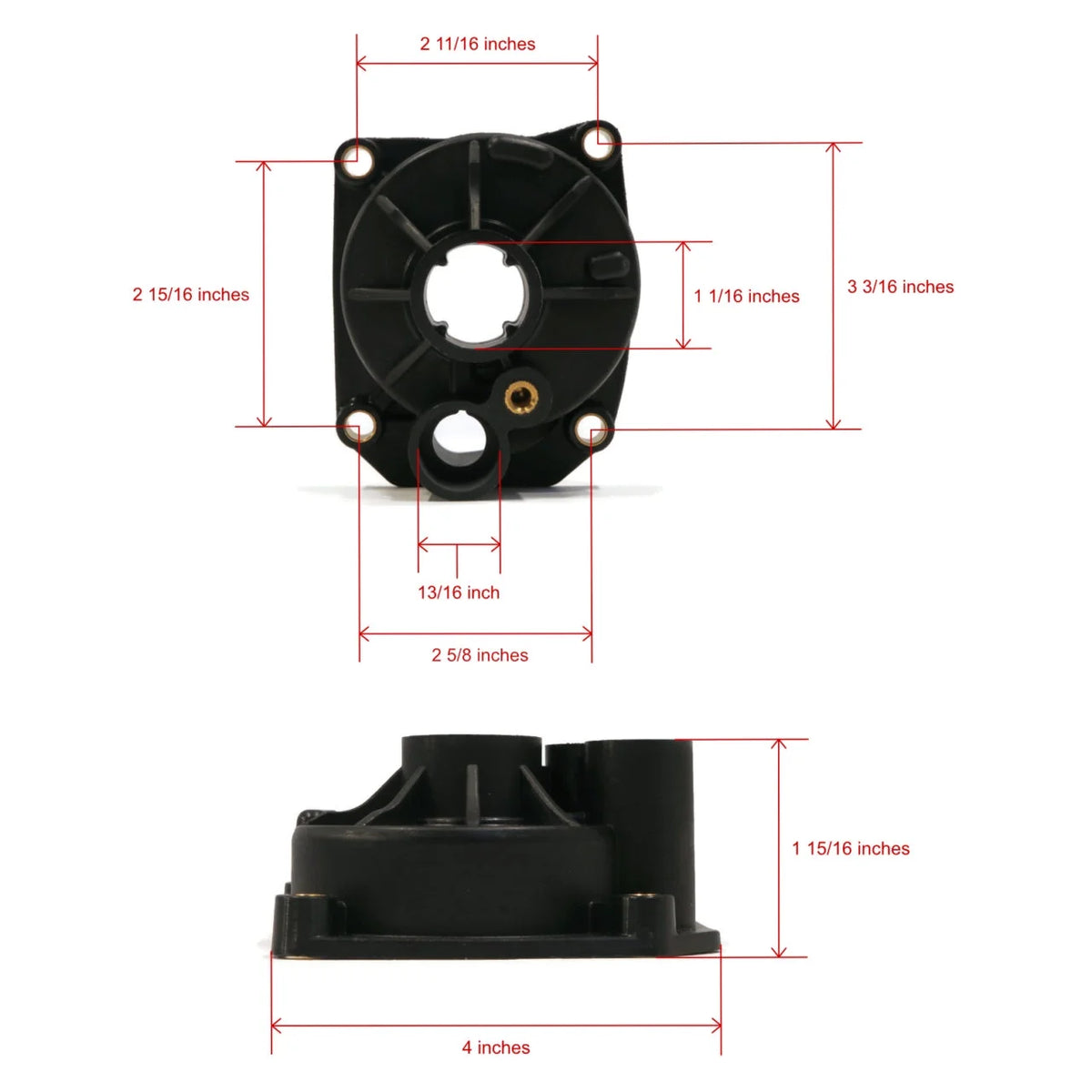 Water Pump Impeller and Housing Kit for Outboard Boat Q92926