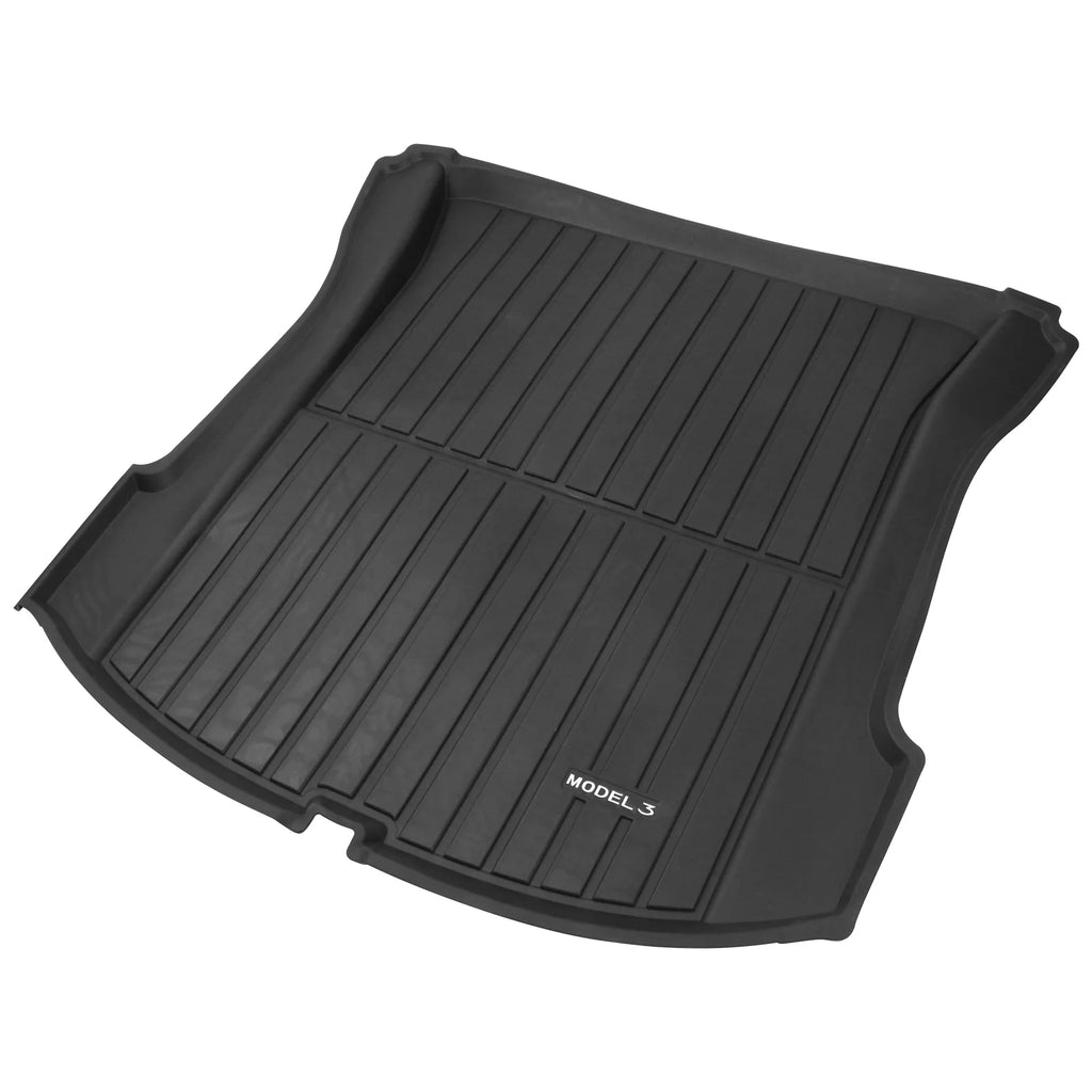 Black Injection TPE All Weather Waterproof Trunk Cargo Liner Mat V768694