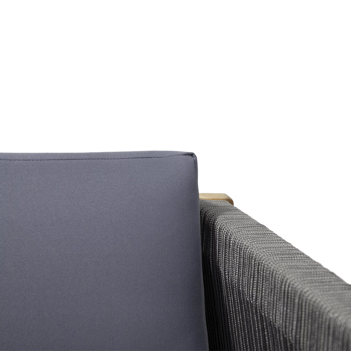 Teak and Gray Outdoor Loveseat Set F29573