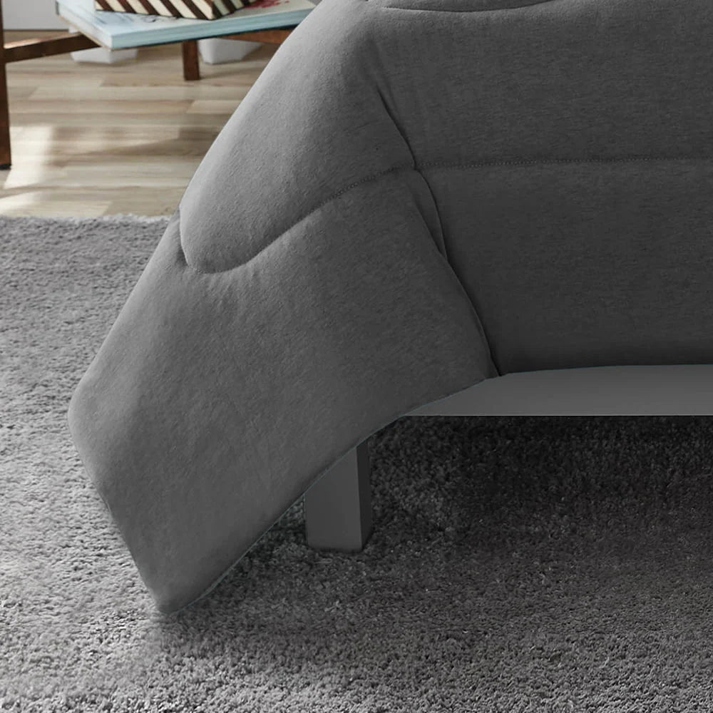 Charcoal Jersey Knit Comforter Full/Queen H631242