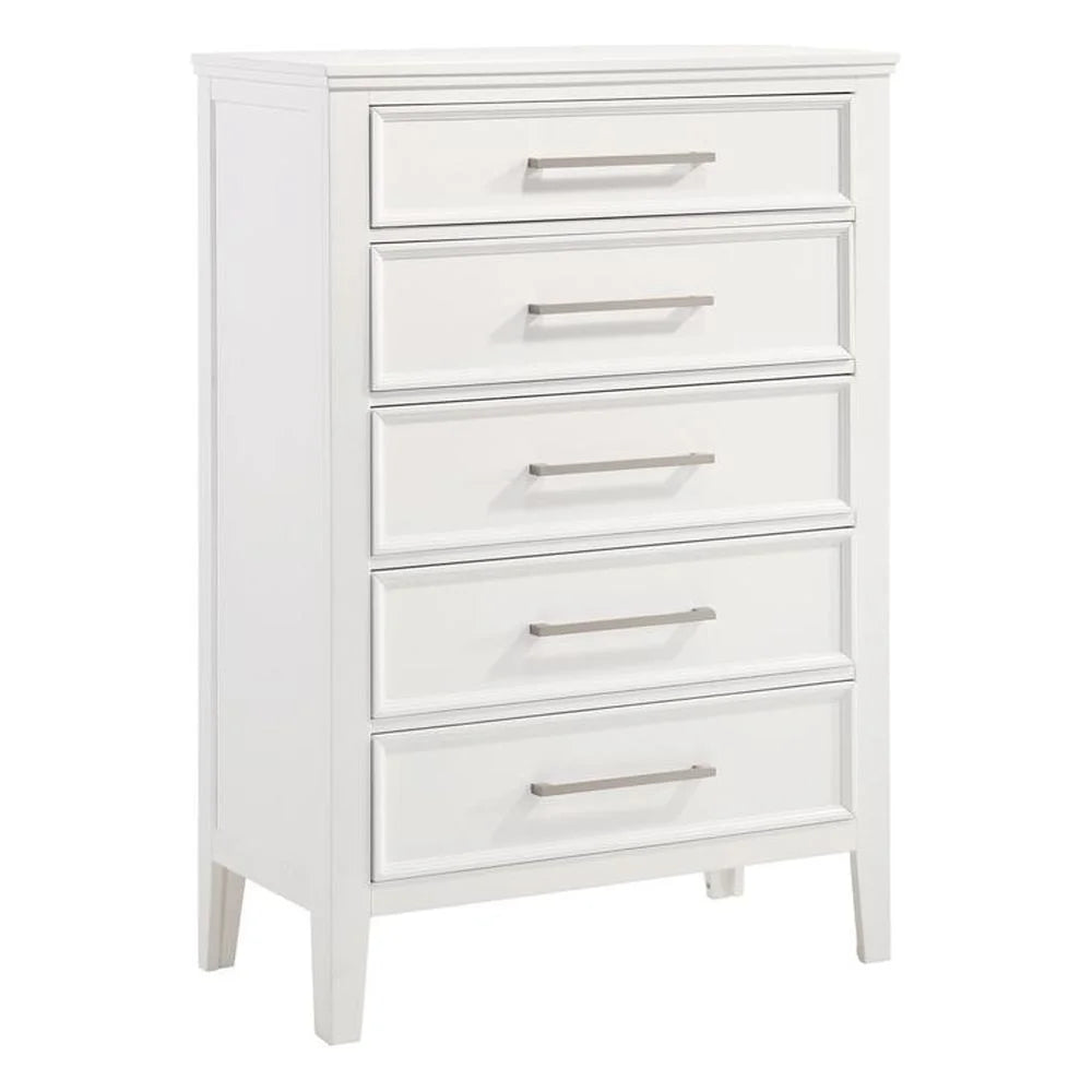 White Solid Wood Chest I35135