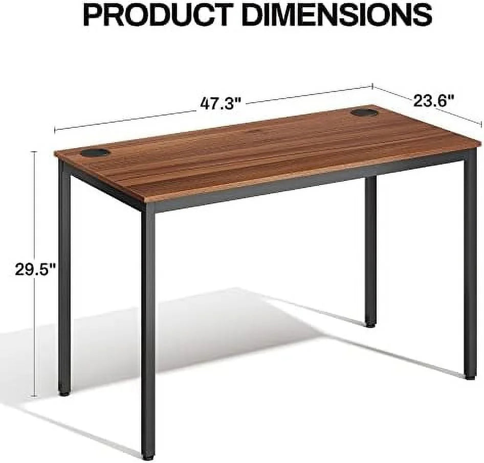 47 inch Walnut Computer Desk Z33778
