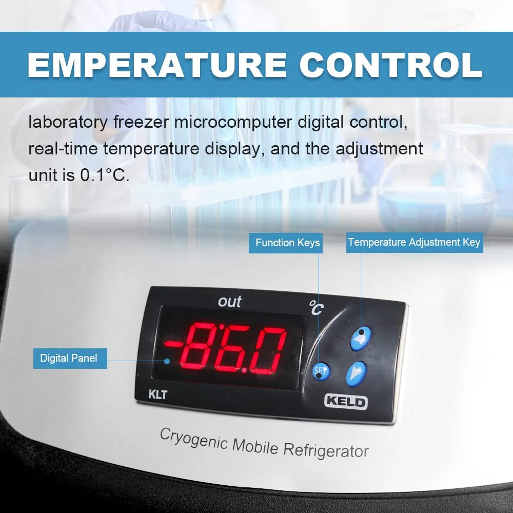 20L Ultra-Low Chest Freezer Laboratory Fridge -45℃~ -86℃ N327281