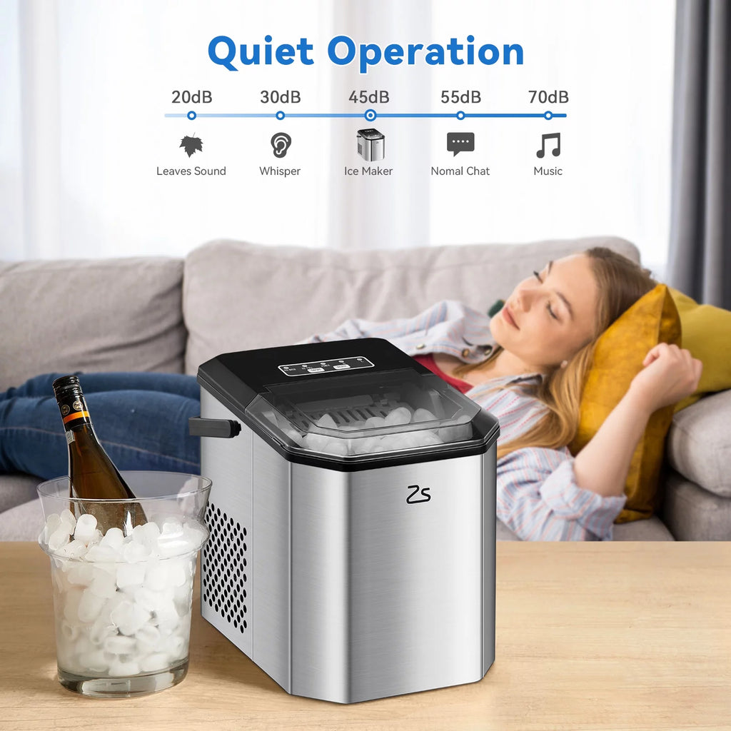 Countertop Ice Maker Self-Cleaning Bullet Ice L507