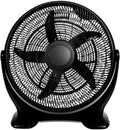 14 Inch 3-Speed Plastic Floor Fan, Black I524
