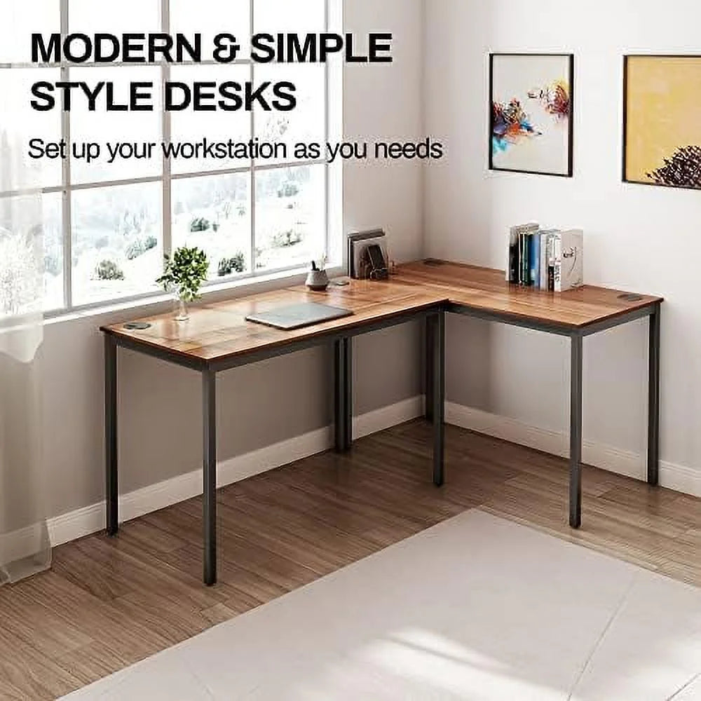 47 inch Walnut Computer Desk Z33778