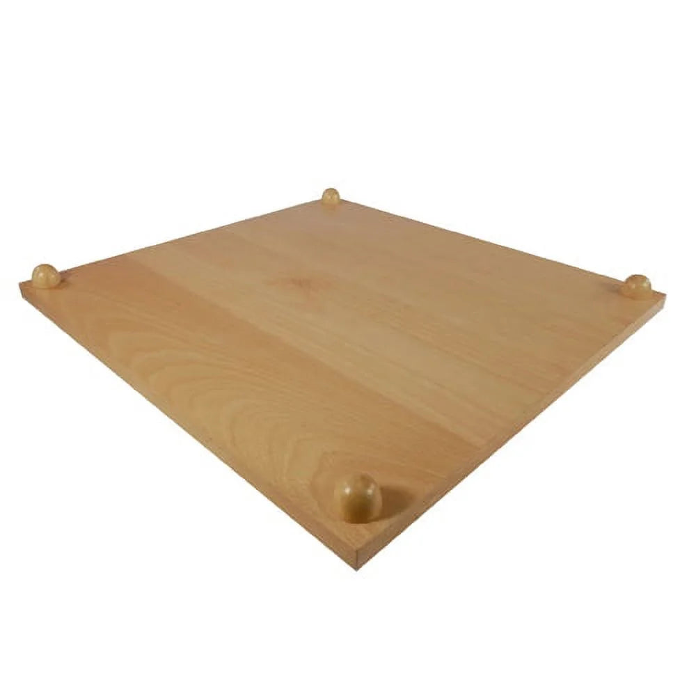 Maple Wood Veneer Go Board with Wooden Ball Feet Y6352