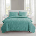Blue 3-Piece Quilt Set, King W993839
