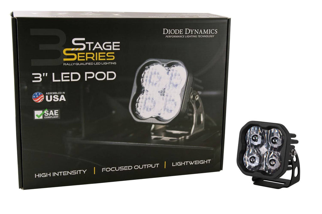 SS3 LED Max Standard Pod - White SAE Fog N473