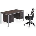 Single Desk with 2 Pedestals, 71" x 30" Desk Top V24862