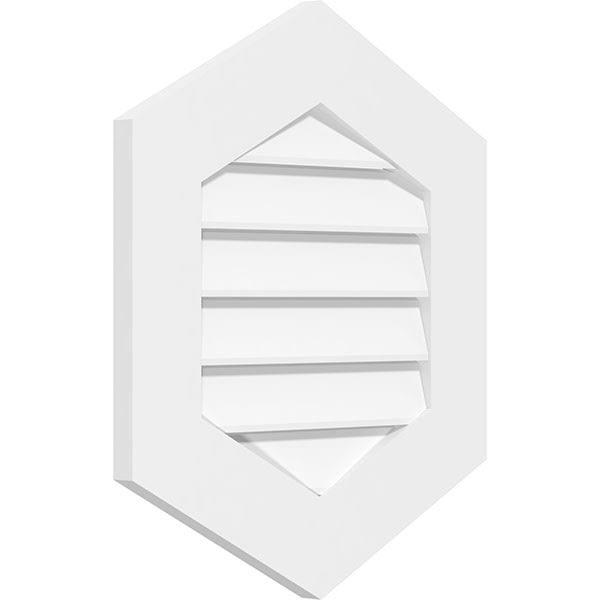 20x22W x 24x22H PVC Gable Vent Z975