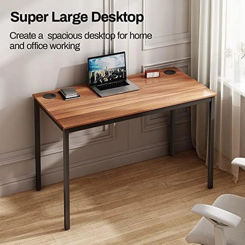 47 inch Walnut Computer Desk Z33778