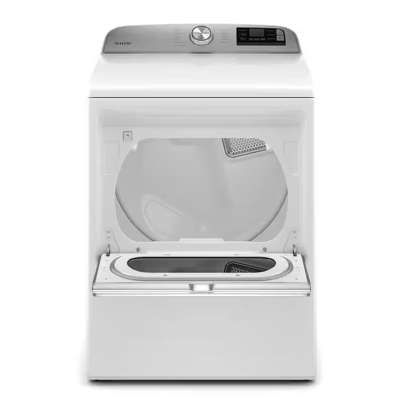 7.4 cu. ft. White Electric Dryer with Hamper Door J170648