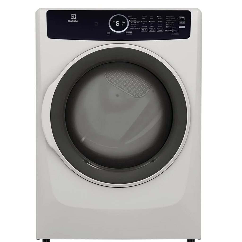 8.0 Cu. Ft. White Front Load Electric Dryer N408