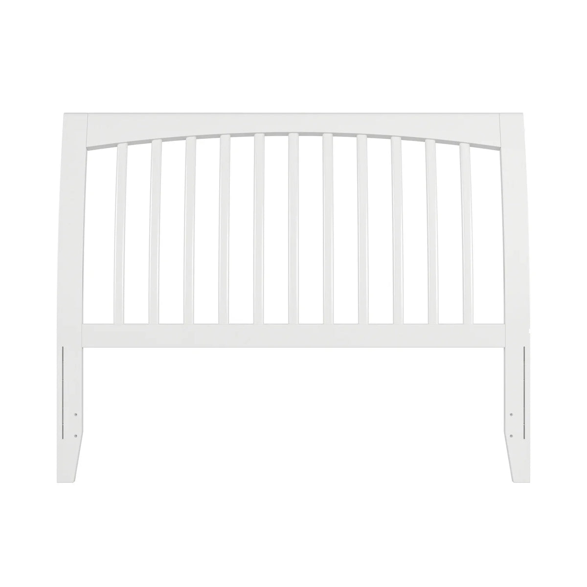 White Solid Wood Sleigh Headboard J8945