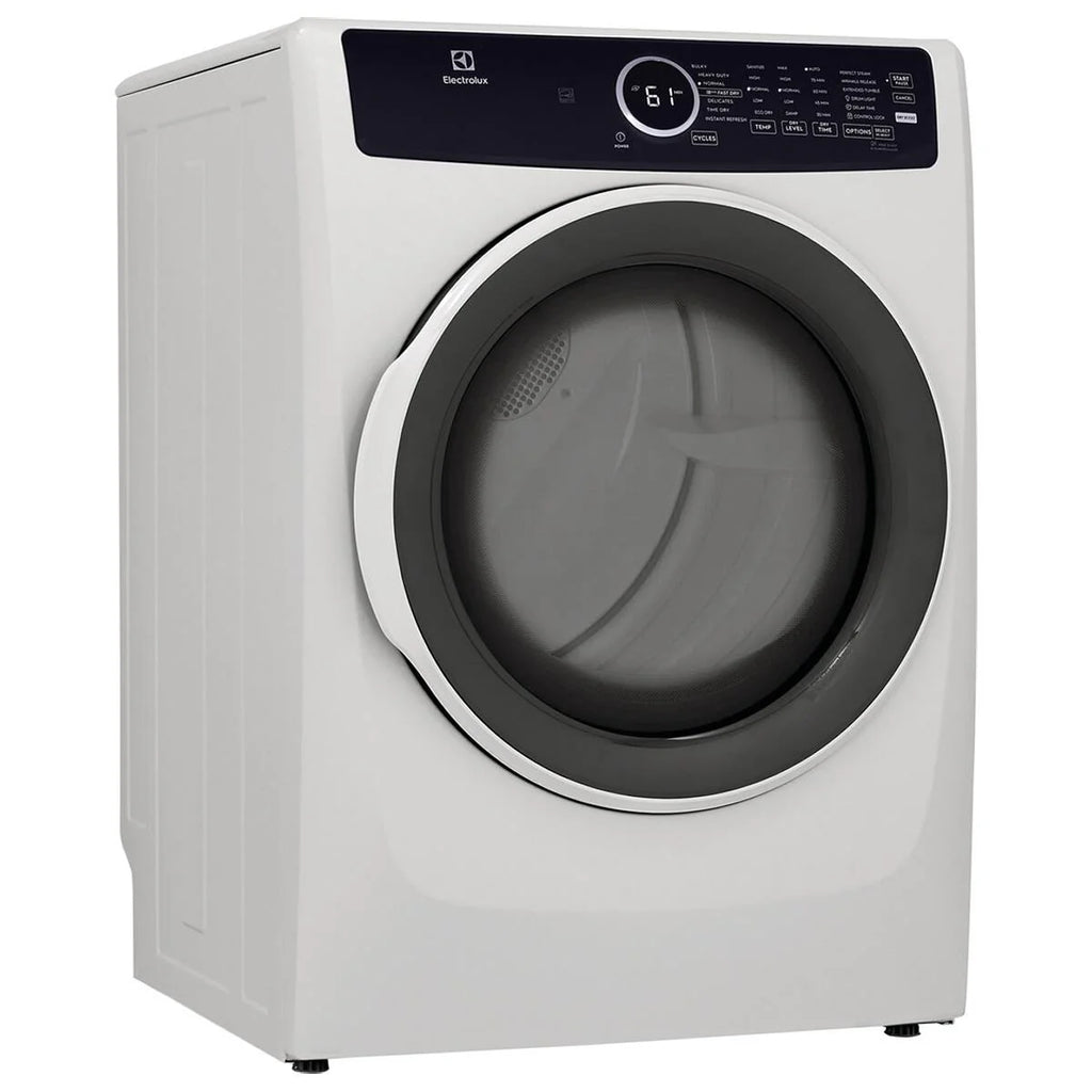 8.0 Cu. Ft. White Front Load Electric Dryer N408