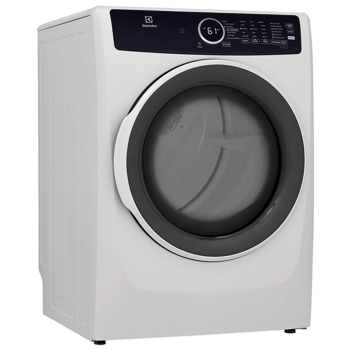 8.0 Cu. Ft. White Front Load Electric Dryer N408