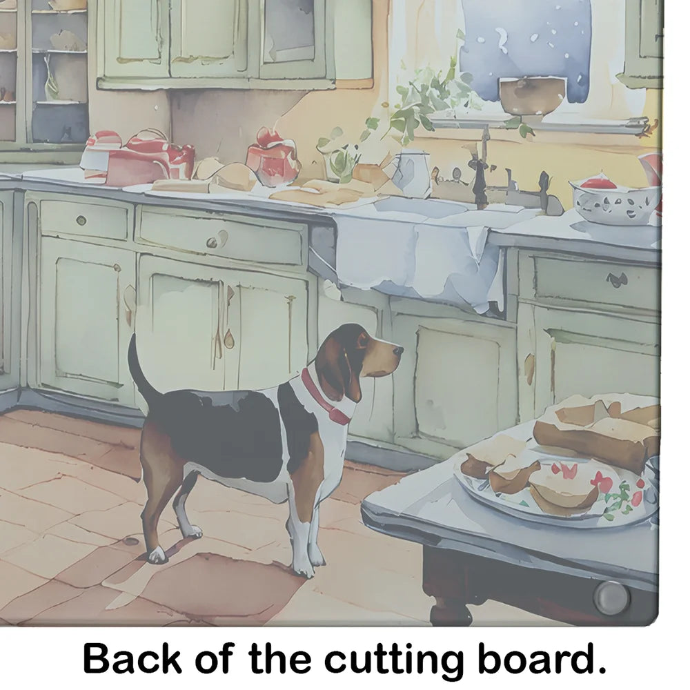 Christmas Cookies Glass Cutting Board 12 in x 15 in Q515799