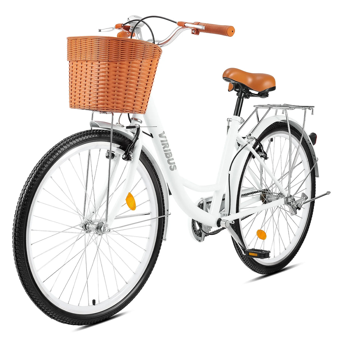 24 Inch Women's Comfort Bike with Basket Step Through Bike K862863