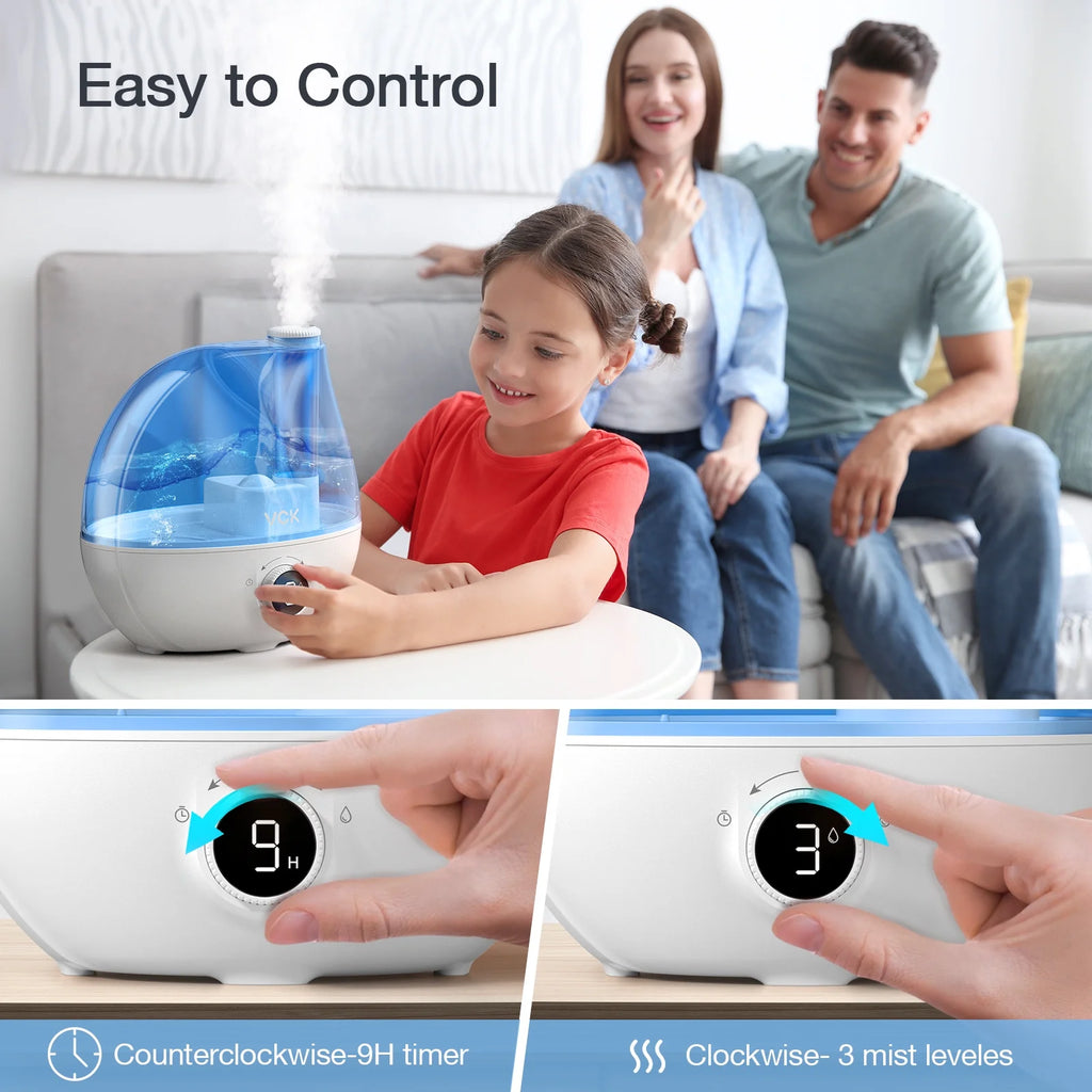 2.3L Ultrasonic Cool Mist Humidifier X606