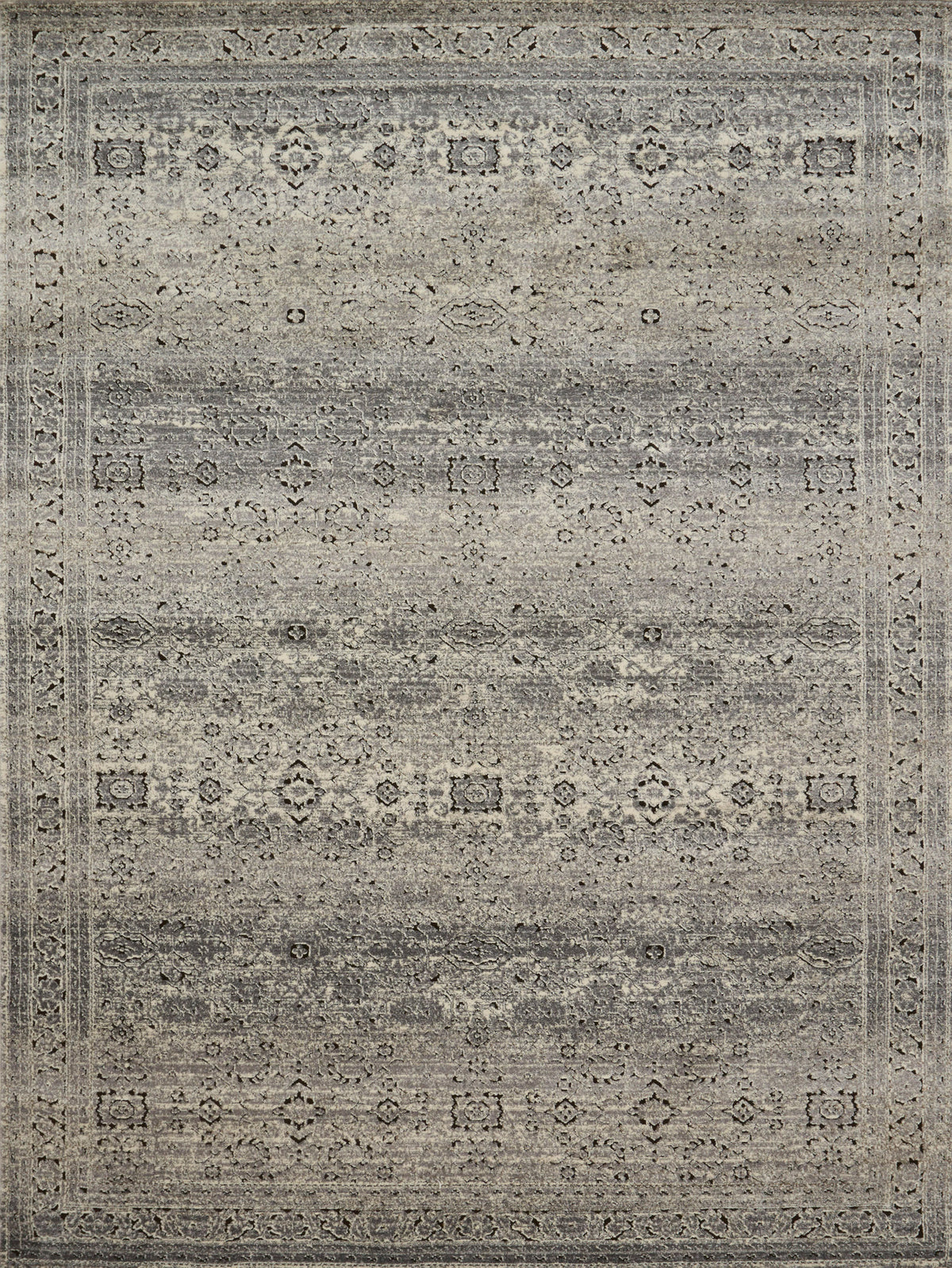 Grey Charcoal 9'6 x 13' Rug W523
