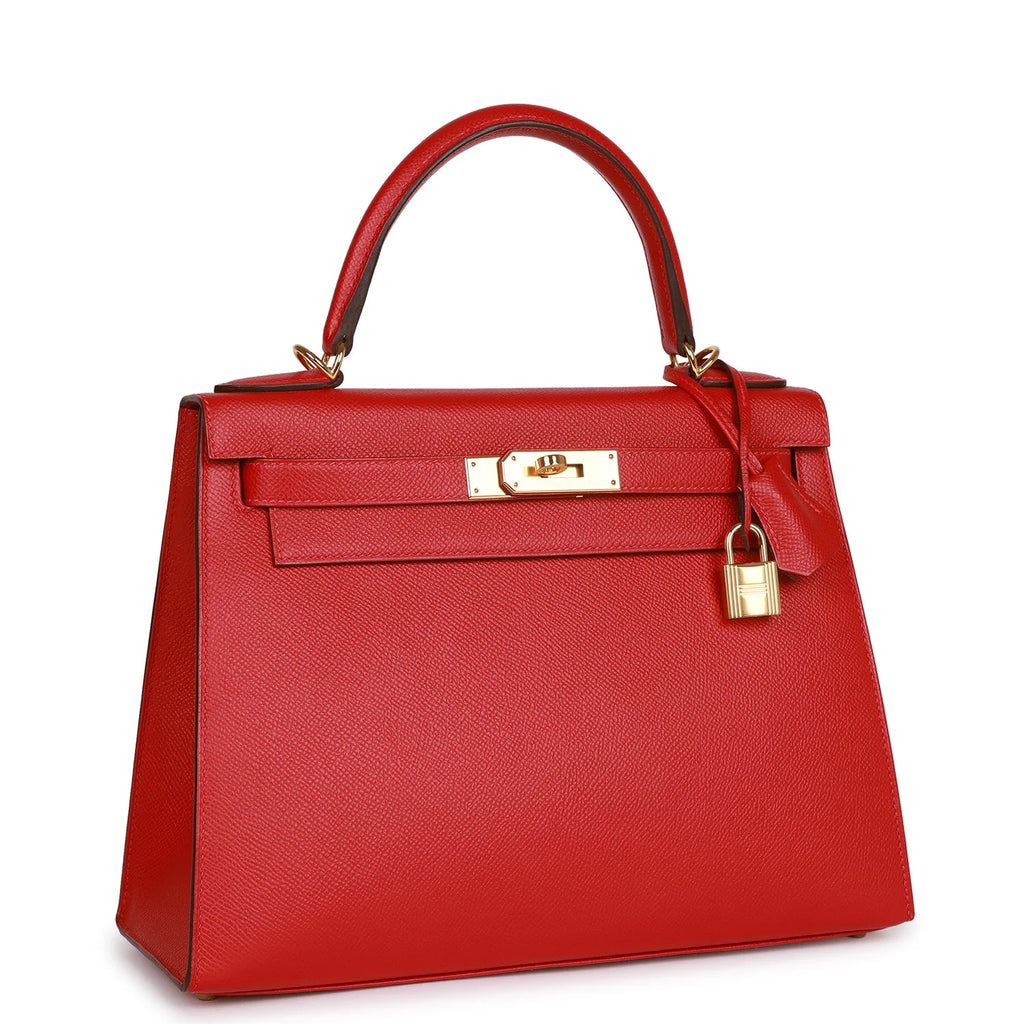 Rouge Casaque Epsom Leather Handbag O357
