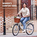 24 Inch Women's Comfort Bike with Basket Step Through Bike K862863