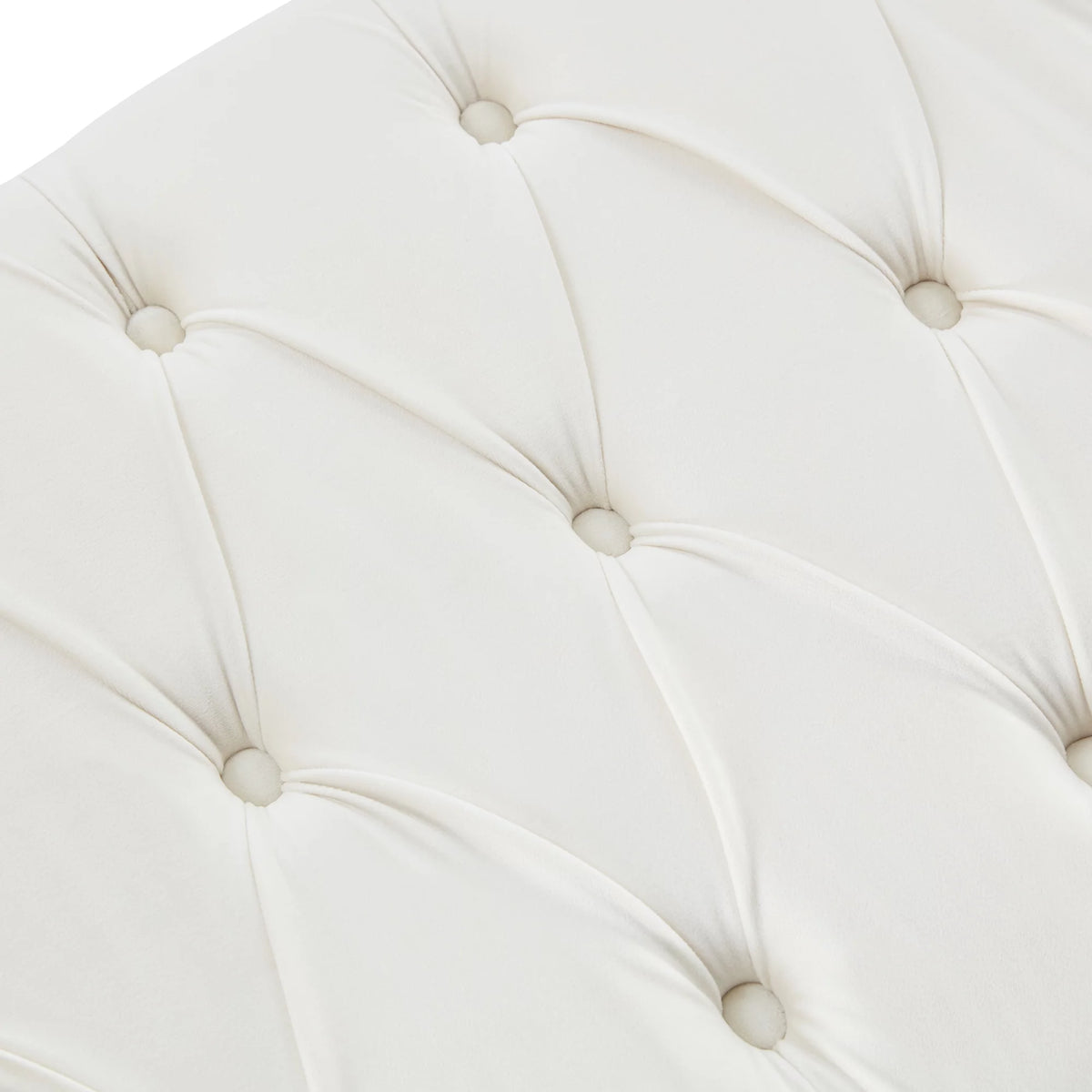 60.2" Large Size Beige Velvet Upholstered Storage Bench B425