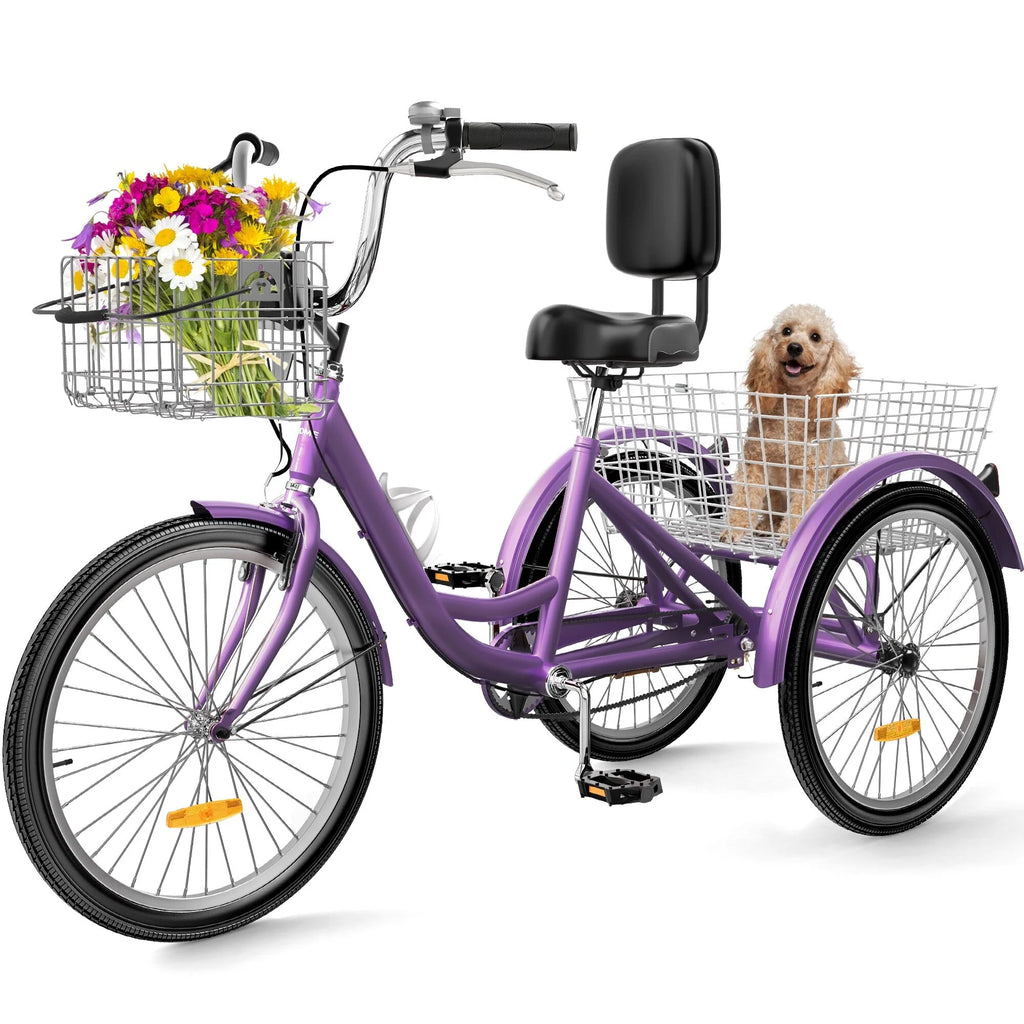 Blue 26 Adult Tricycle 3 Wheel Bike L6241